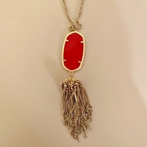 Kendra Scott bright red Rayne Necklace